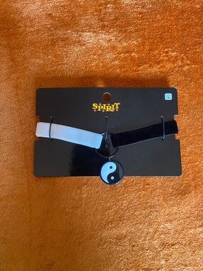 Spirit Black and White Yin Yang Velvet Double Choker